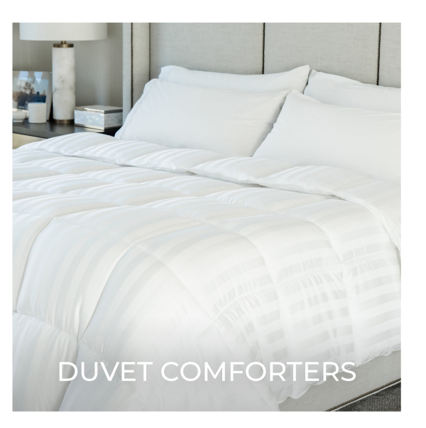 SHOP DUVET COMFORTERS