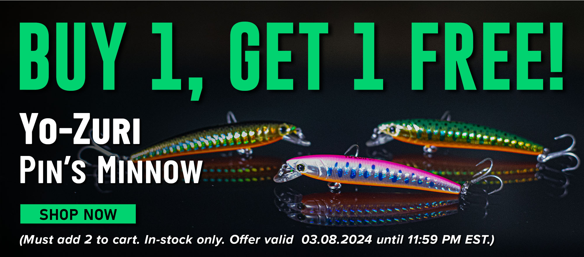 Yo-Zuri Pin's Minnows Buy 1, Get 1 Free Today Only! - Fish USA