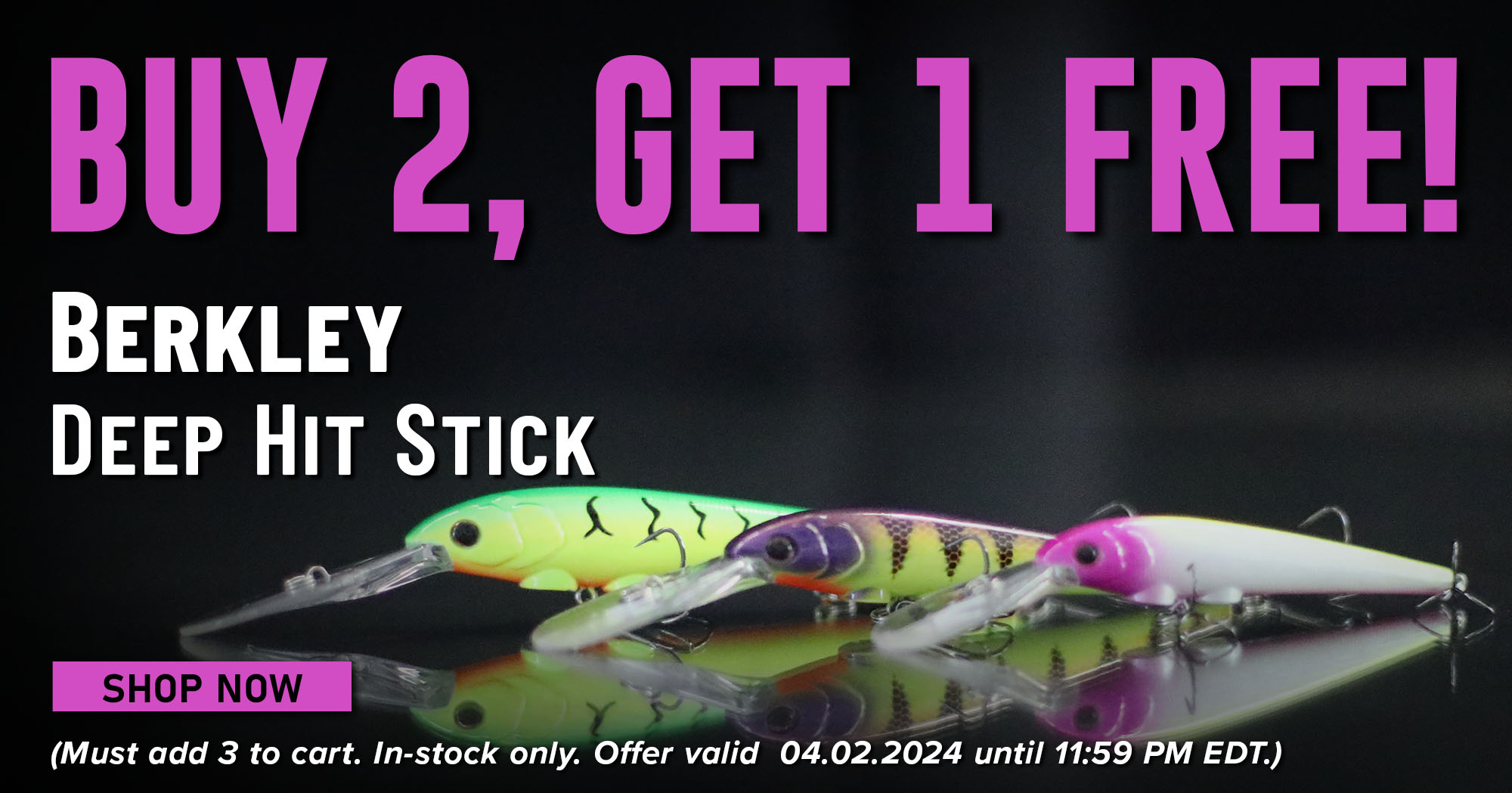 Huge Deal on Berkley Deep Hit Sticks! - Fish USA