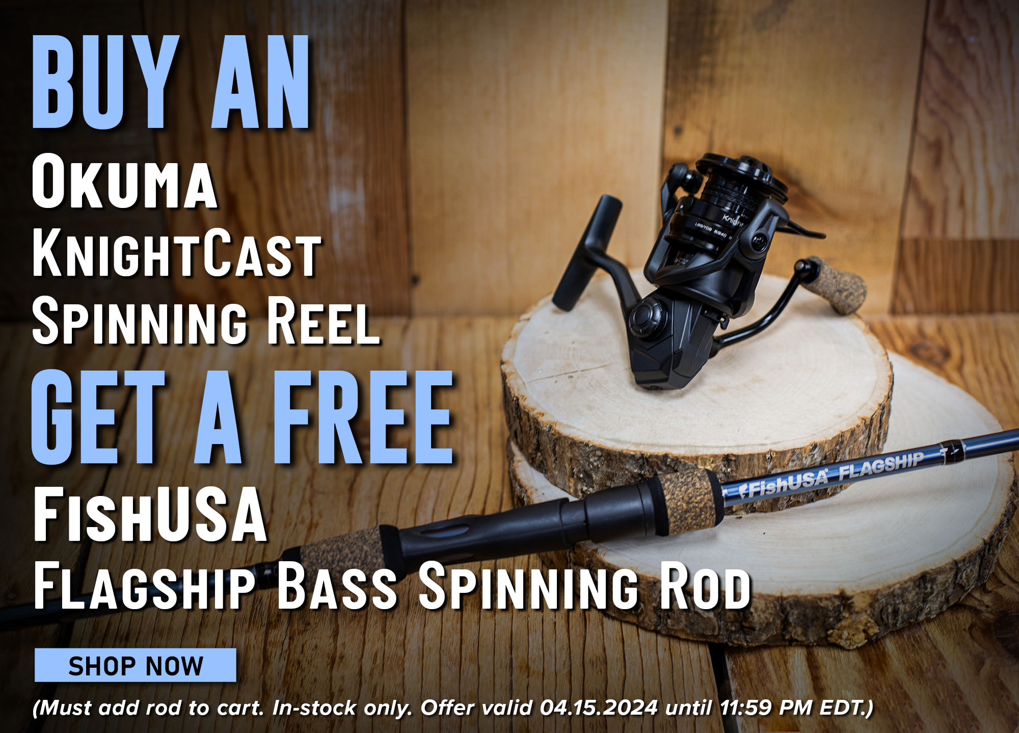 Get a FREE Flagship Bass Spinning Rod with Today's Deal! - Fish USA