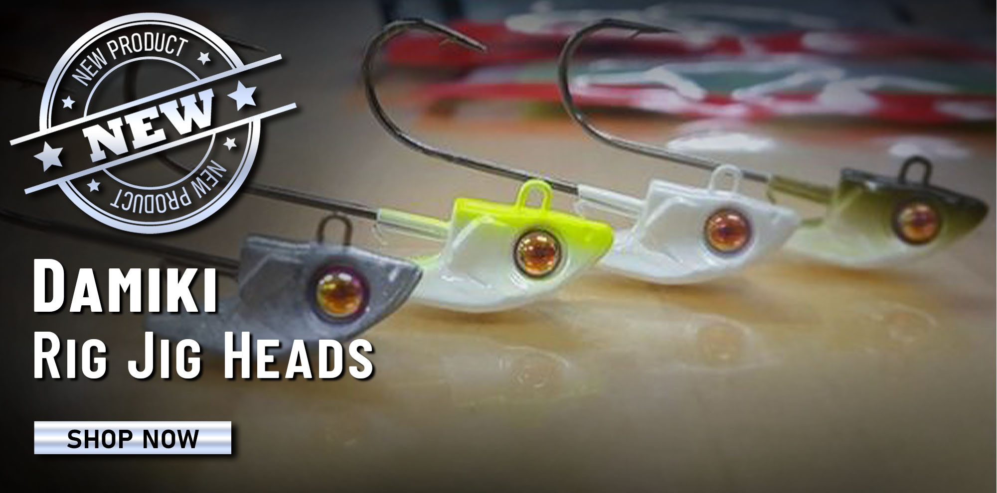 New! Damiki Rig Jig Heads Shop Now