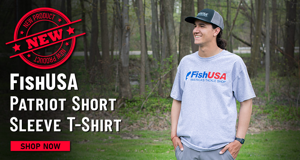 NEW! FishUSA Patriot Short Sleeve T-Shirt Shop Now