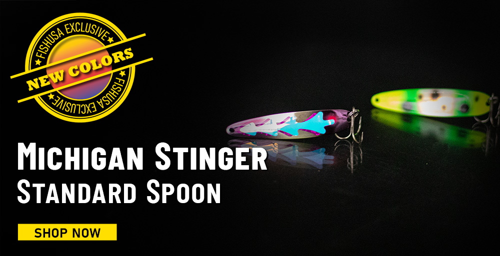 New Exclusive Colors Availible! Michigan Stinger Standard Spoon Shop Now