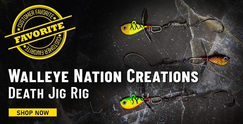 Customer Favorite! Walleye Nation Creations Death Jig Rig Shop Now