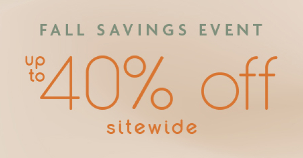 Fall Savings Event