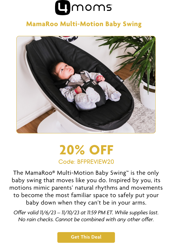 MamaRoo multi-motion baby swing