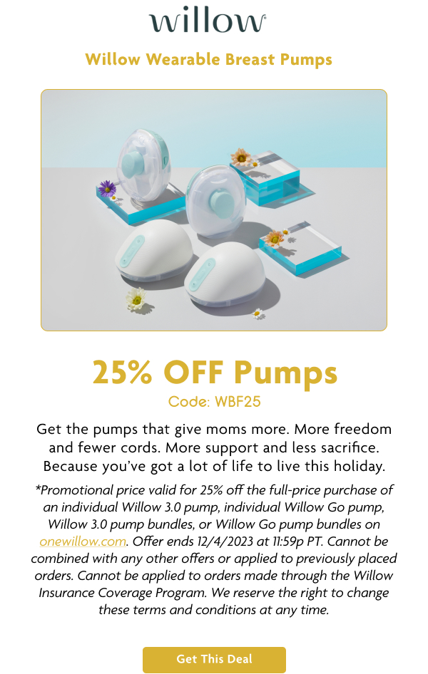 Willow Wearable Breast Pumps