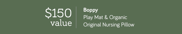 Boppy Play Mat & Organic Original Nursing Pillow