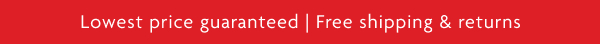 Lowest price guaranteed