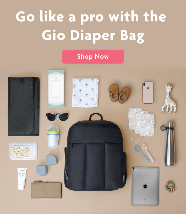 Go Like A Pro With The Gio Diaper Bag | Shop Now