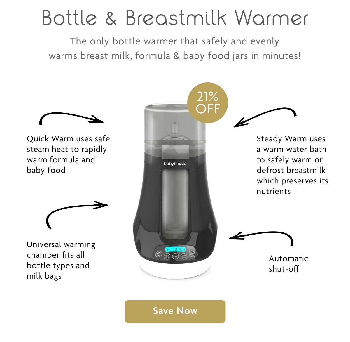 Bottle & Breastmilk Warmer | Save Now