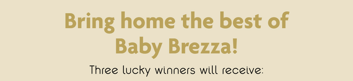 Bring Home The Best Of Baby Brezza!