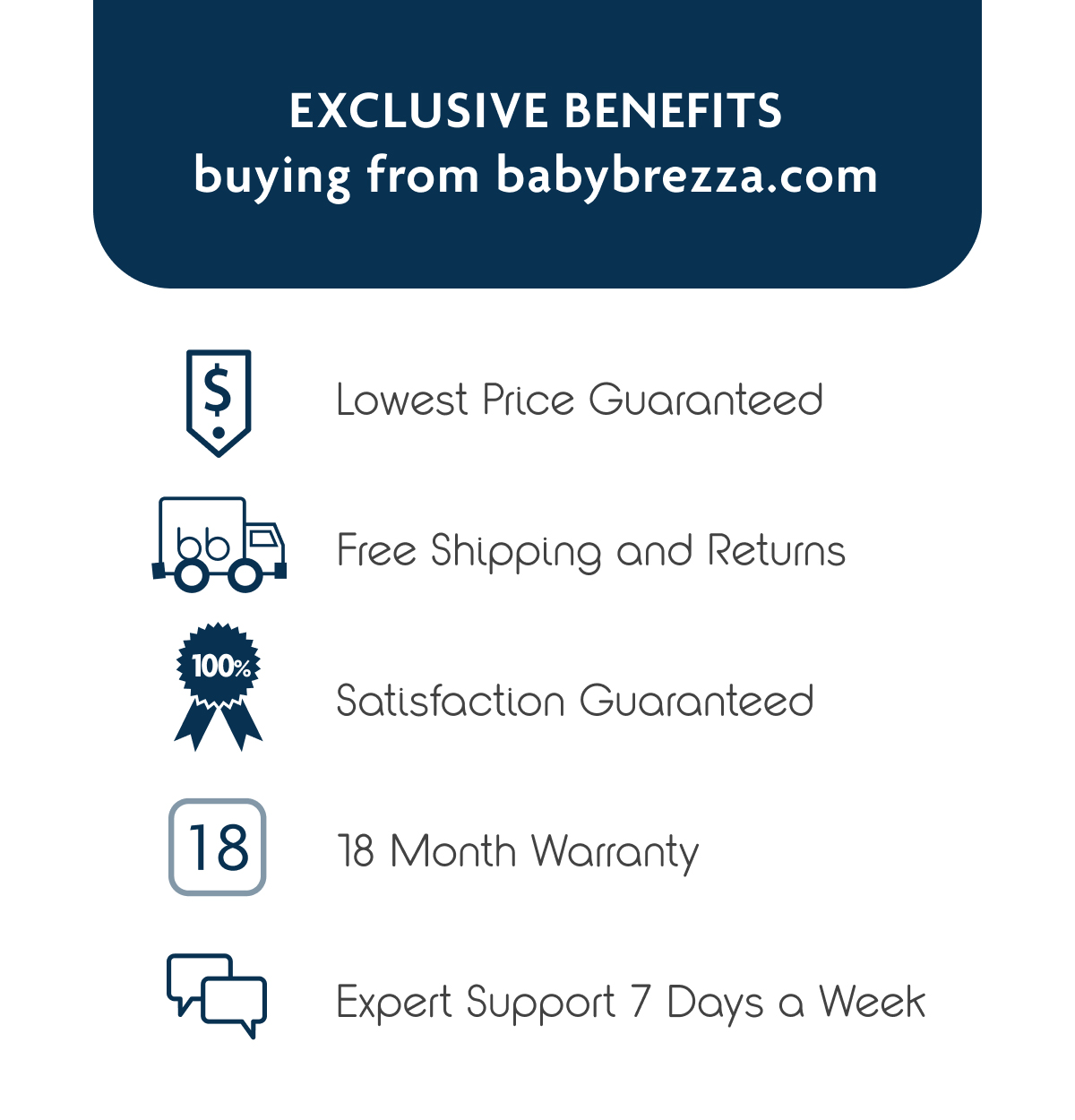 Exclusive Benefits