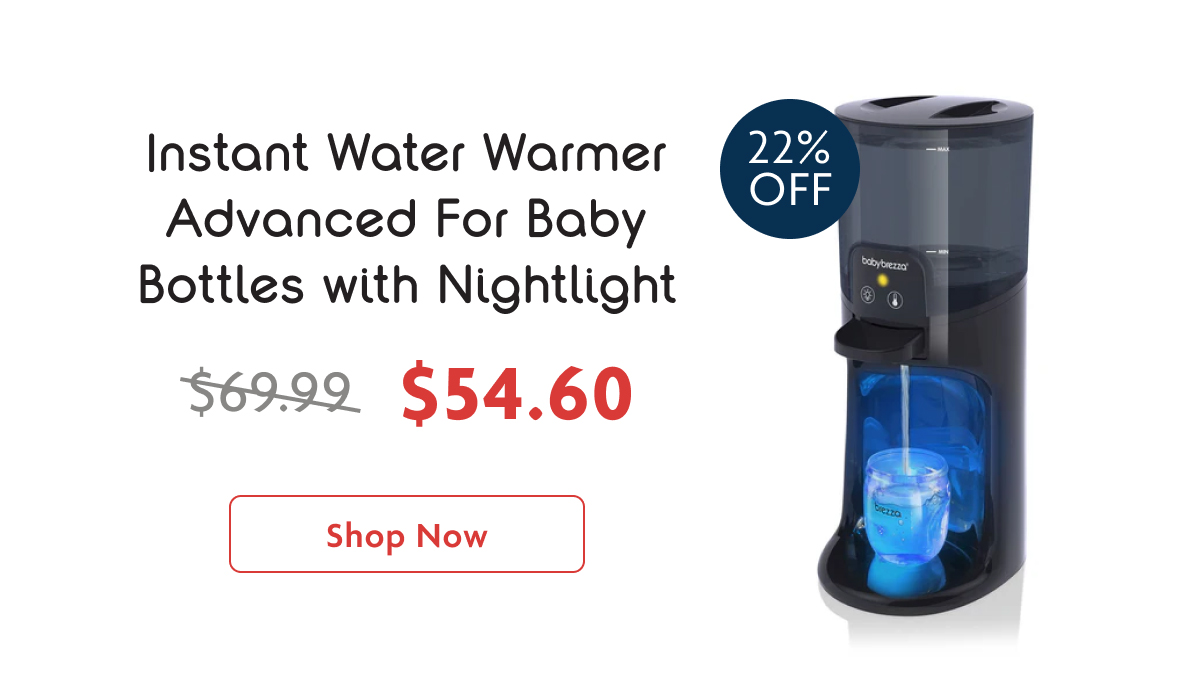 Instant Water Warmer Advanced For Baby Bottles With Nightlight | Shop Now