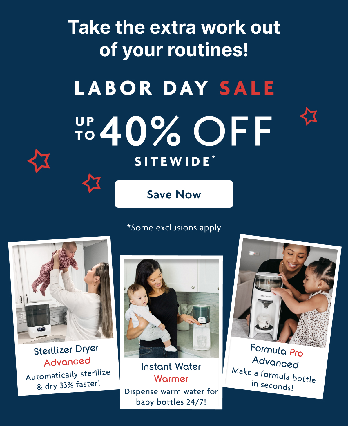 Labor Day Sale Up To 40% OFF Sitewide | Save Now