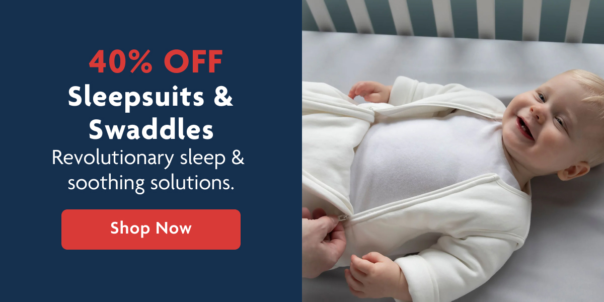 Sleepsuits & Swaddles | Shop Now