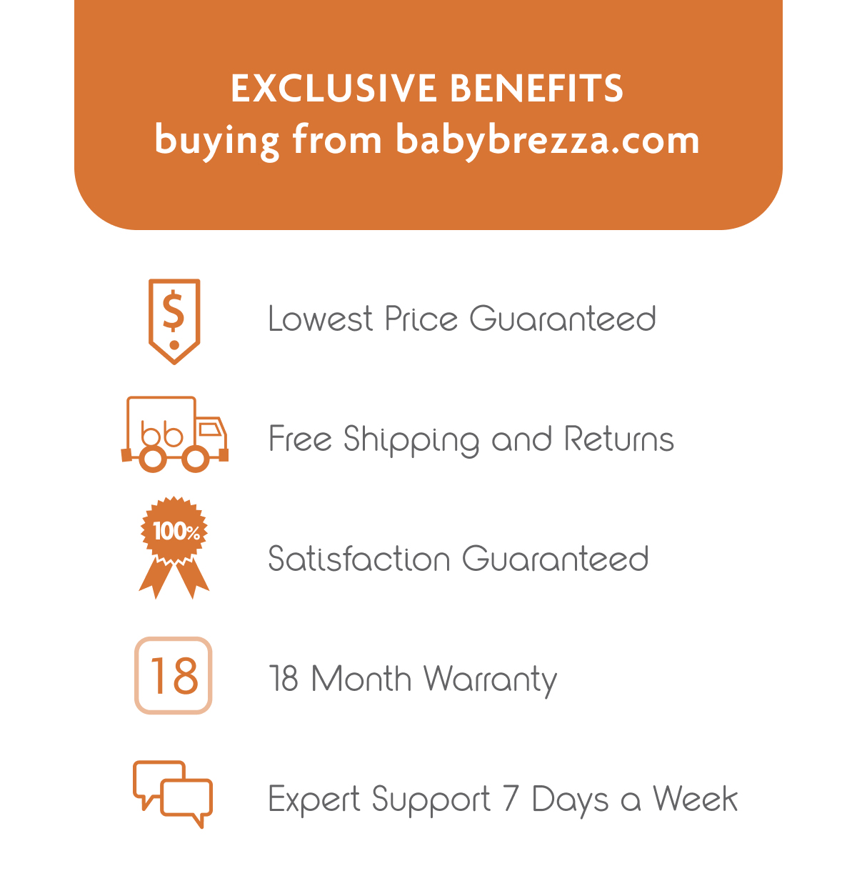 Exclusive Benefits