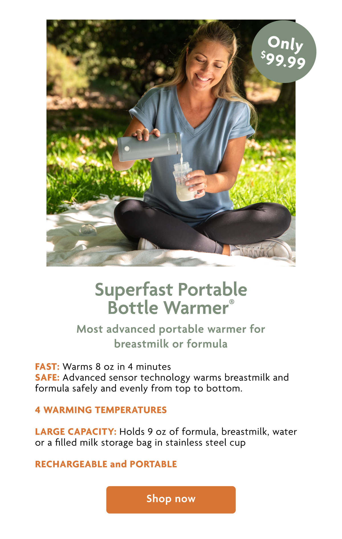 Superfast Portable Bottle Warmer | Shop Now