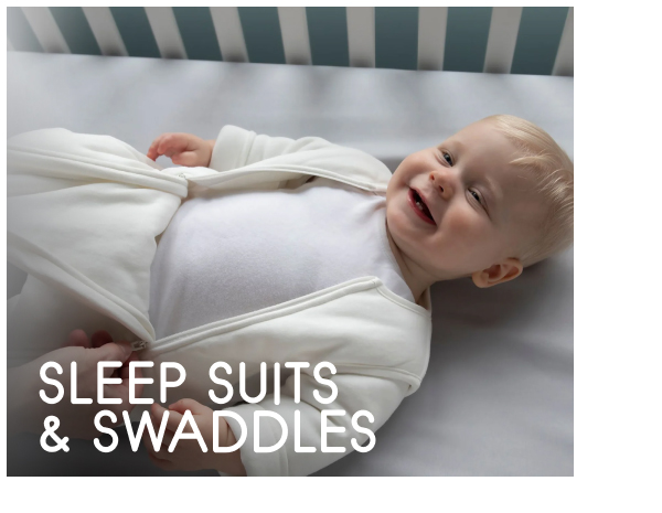 Sleep Suits & Swaddles