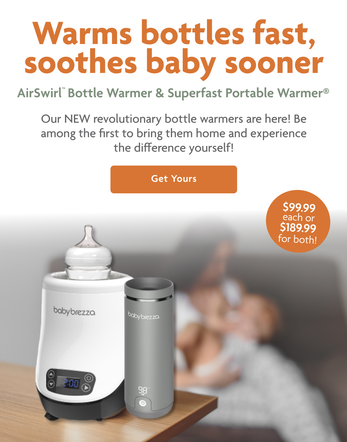 Warms Bottles Fast, Soothes Baby Sooner | Get Yours