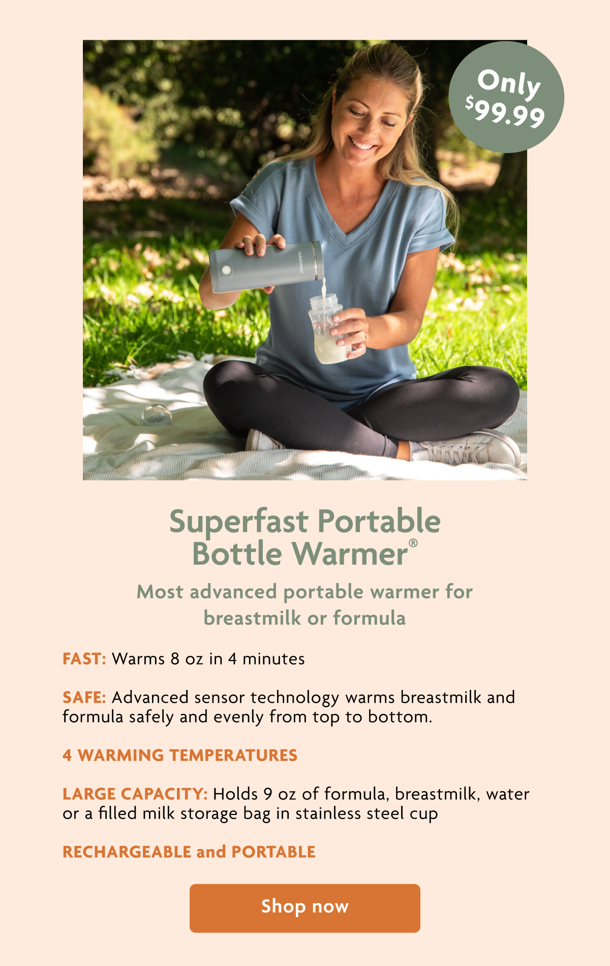 Superfast Portable Bottle Warmer | Shop Now