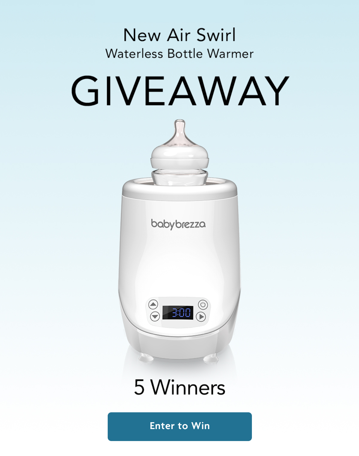 New Air Swirl Waterless Bottle Warmer Giveaway | Enter To Win