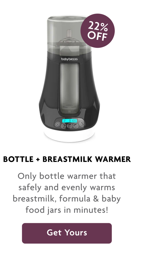 Bottle + Breastmilk Warmer | Get Yours