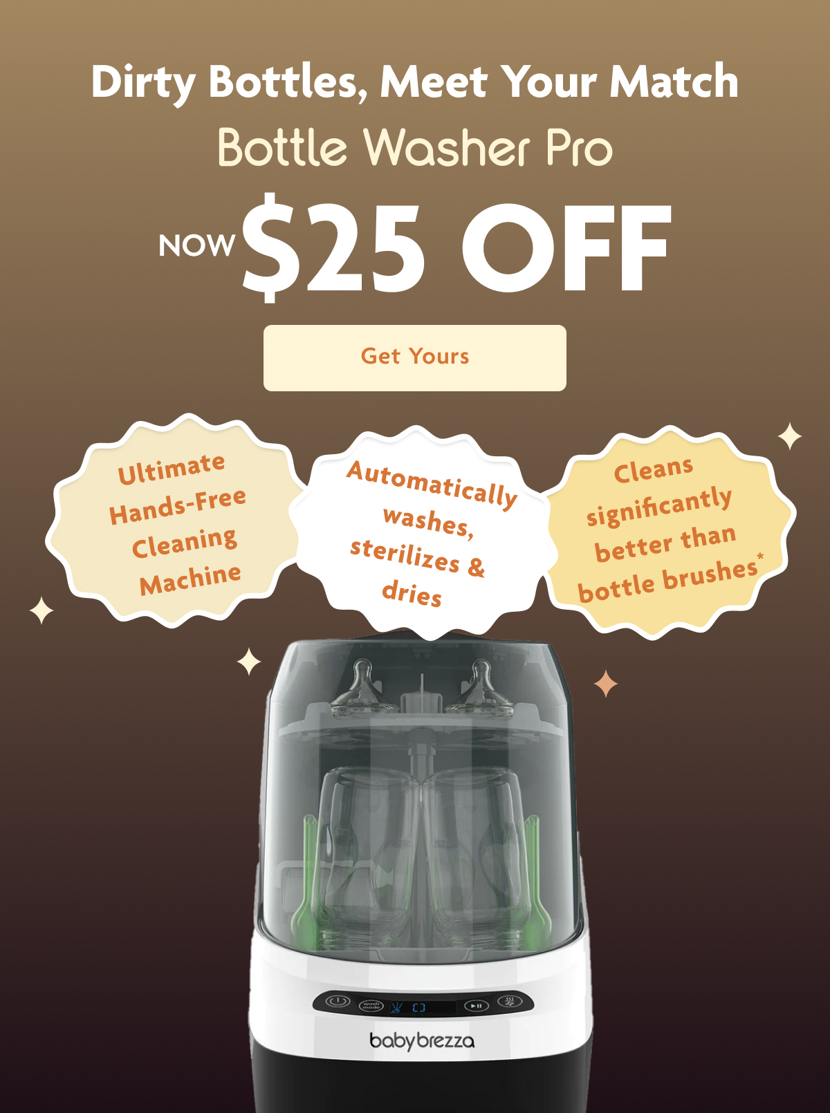 Dirty Bottles, Meet Your Match Bottle Washer Pro | Get Yours