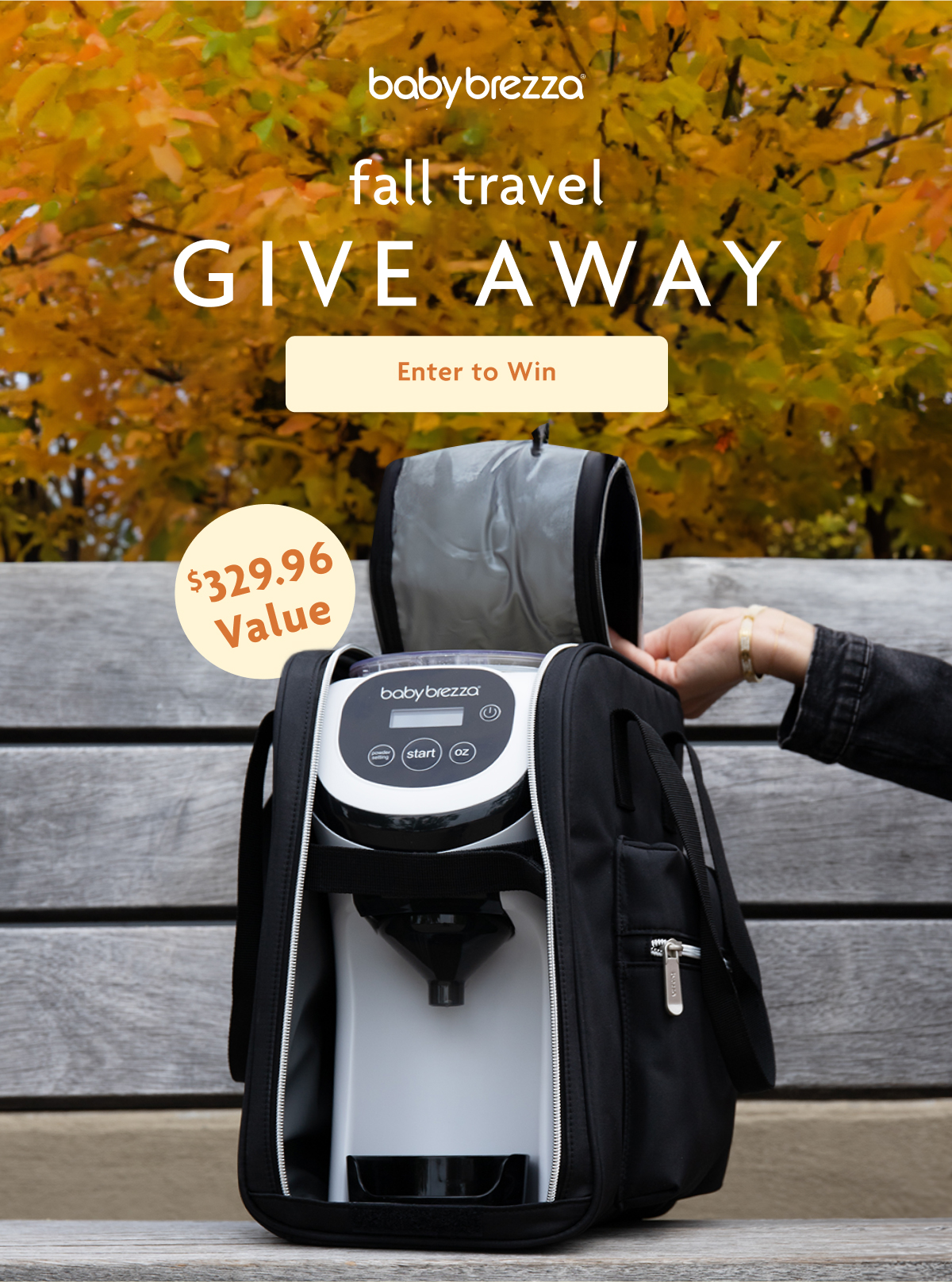 Baby Brezza Fall Travel Give Away | Enter To Win