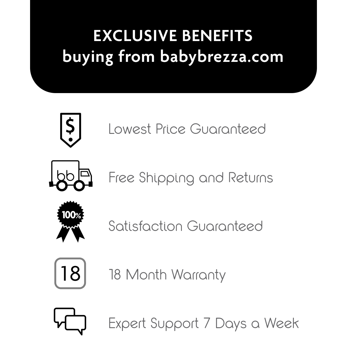 Exclusive Benefits
