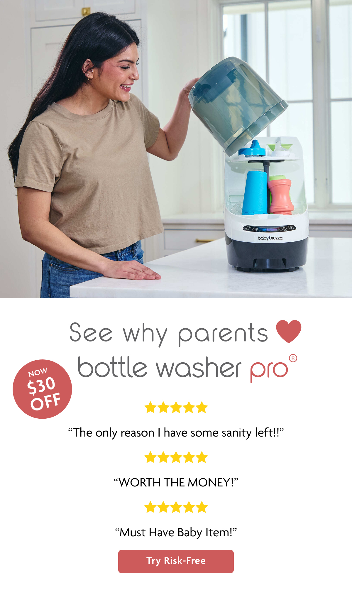 See Why Parents Bottle Washer Pro | Try Risk-Free