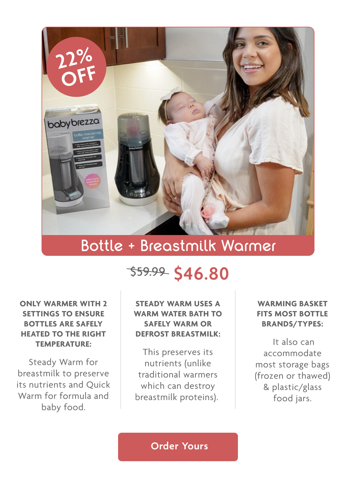 Bottle + Breastmilk Warmer | Order Yours