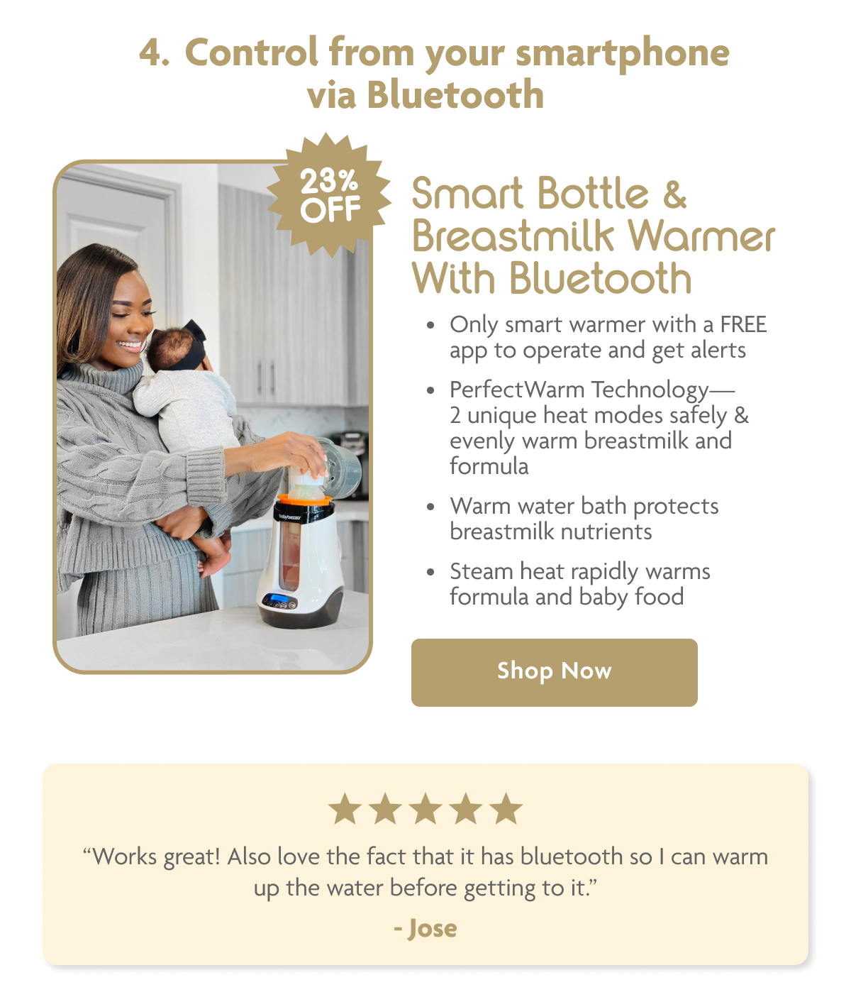 Smart Bottle & Breastmilk Warmer With Bluetooth | Shop Now