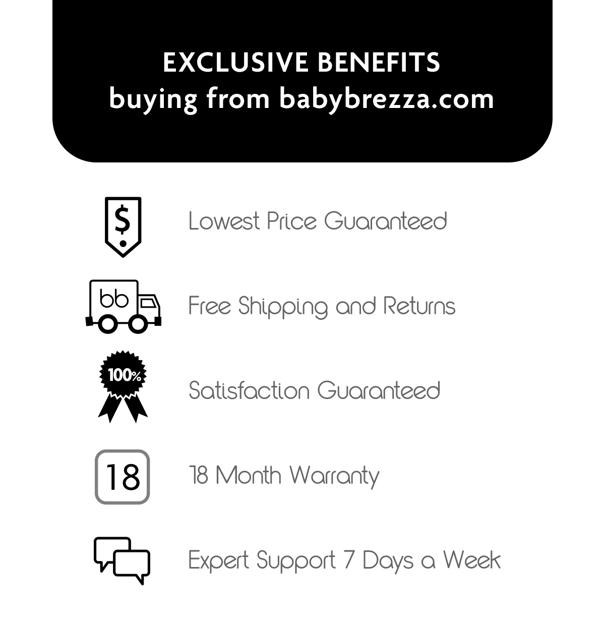 Exclusive Benefits