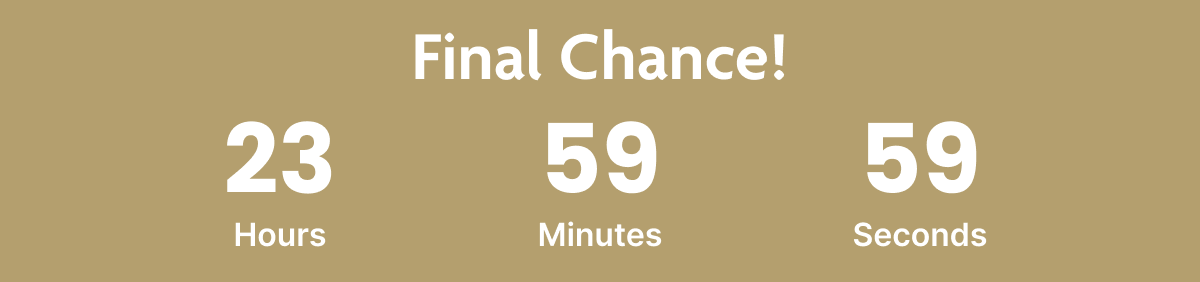 Final Chance!