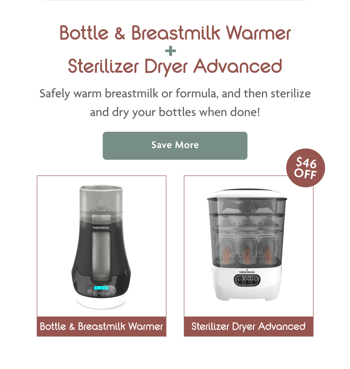 Bottle & Breastmilk Warmer + Sterilizer Dryer Advanced | Save More