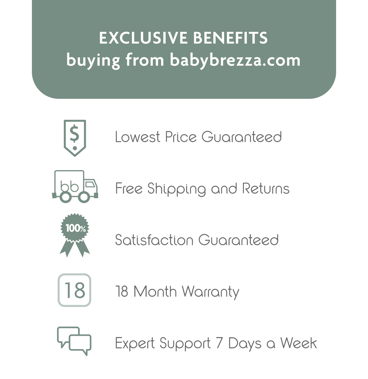 Exclusive Benefits
