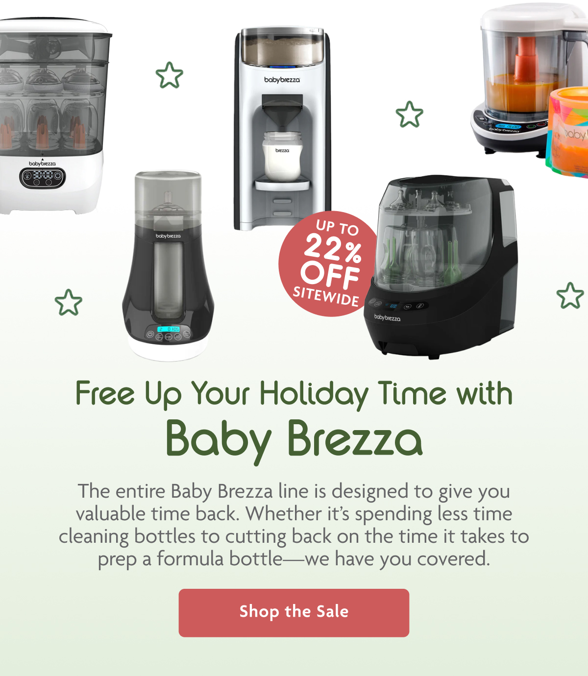 Free Up Your Holiday Time With Baby Brezza | Shop The Sale