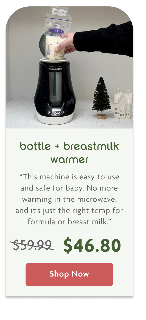 Bottle + Breastmilk Warmer | Shop Now