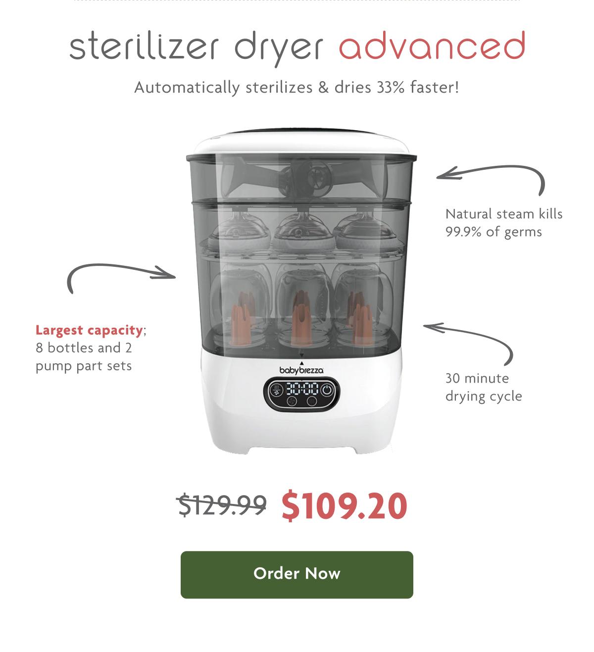 Sterilizer Dryer Advanced | Order Now