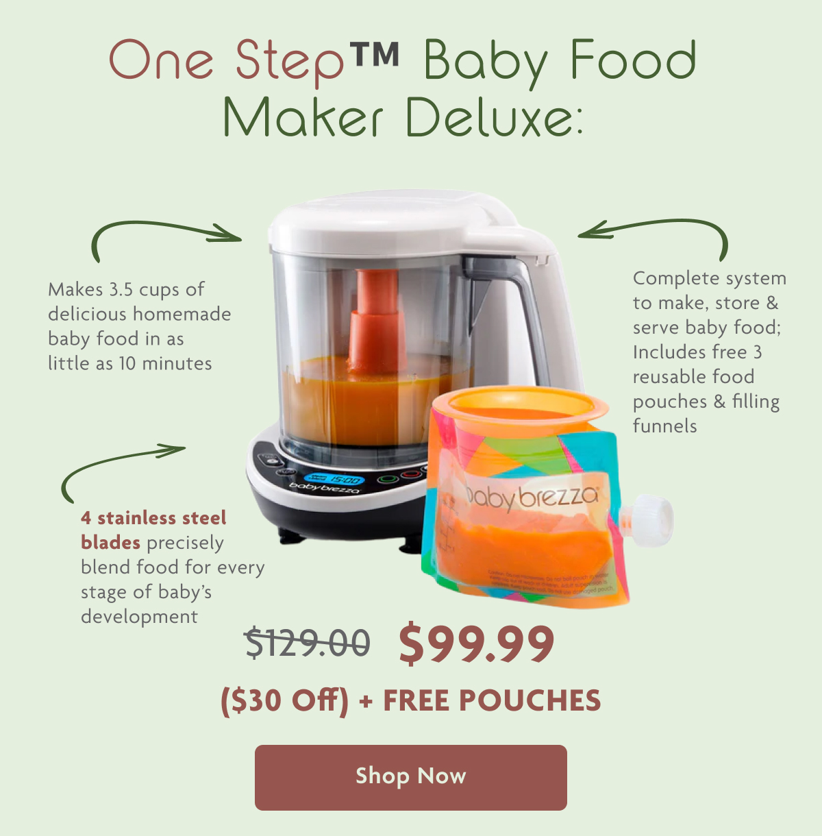 One Step Baby Food Maker Deluxe | Shop Now