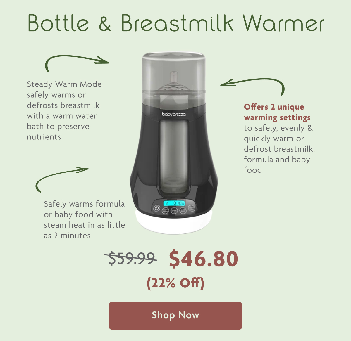Bottle & Breastmilk Warmer | Shop Now