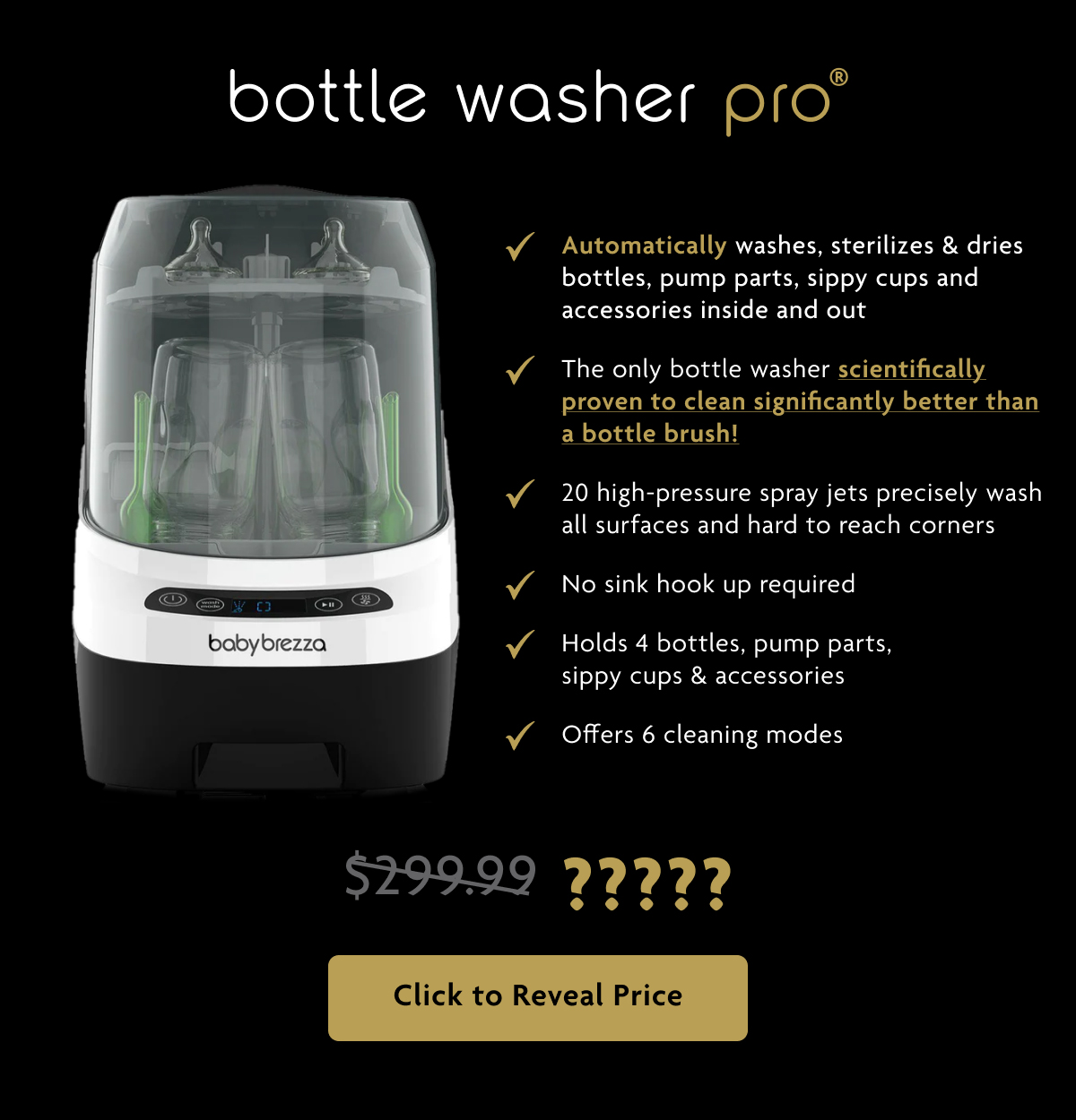 Bottle Washer Pro | Click To Reveal Price