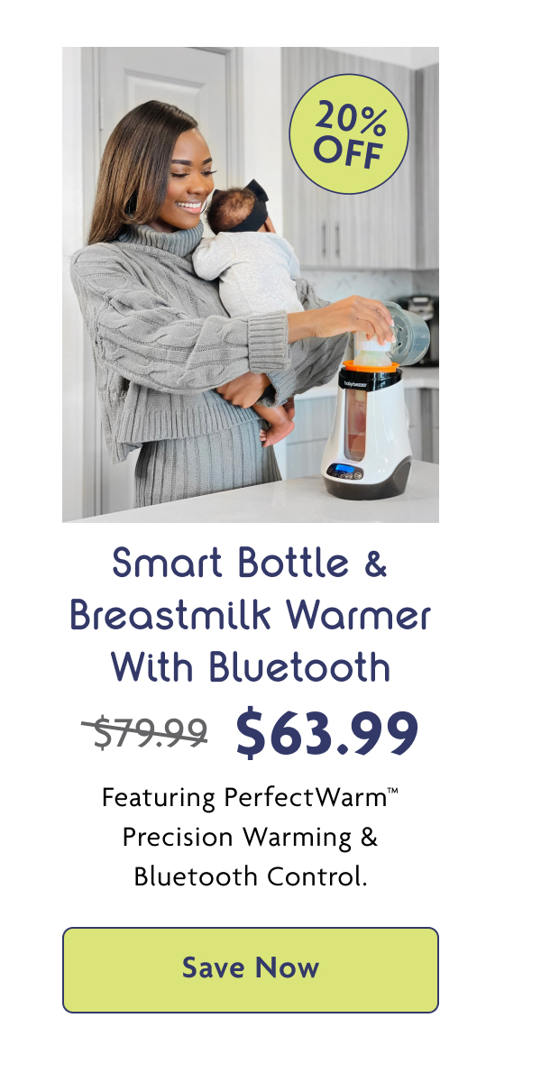 Smart Bottle & Breastmilk Warmer With Bluetooth | Save Now