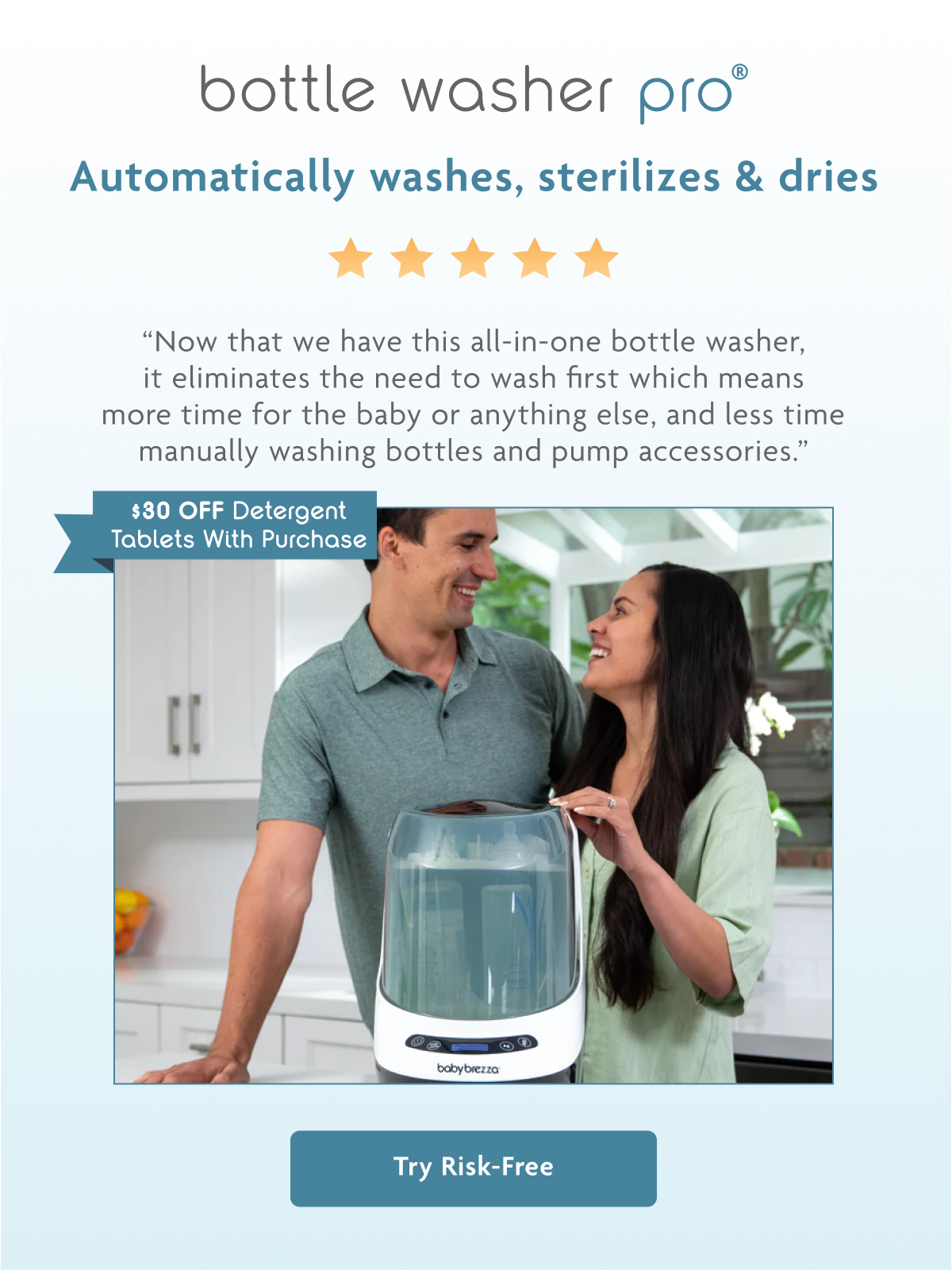 Bottle Washer Pro | Try Risk-Free