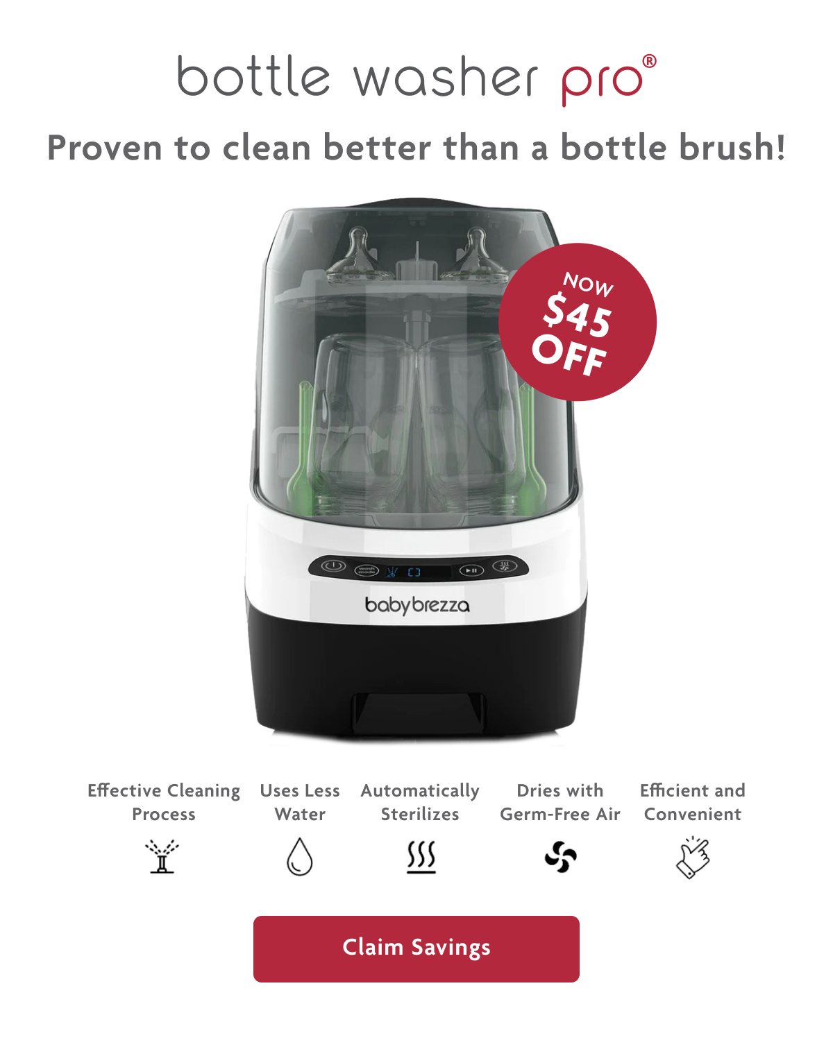 Bottle Washer Pro | Claim Savings