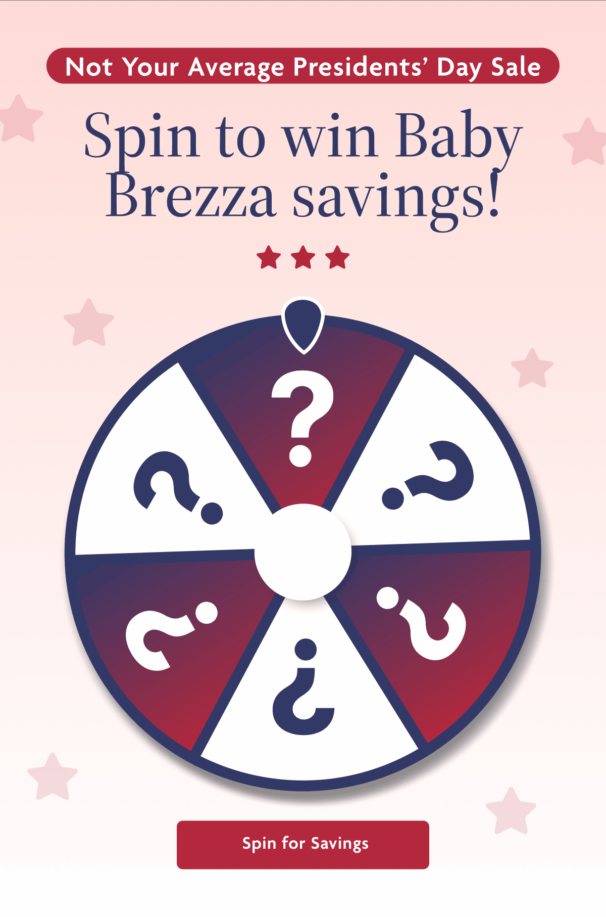 Not Your Average Presidents' Day Sale | Spin For Savings