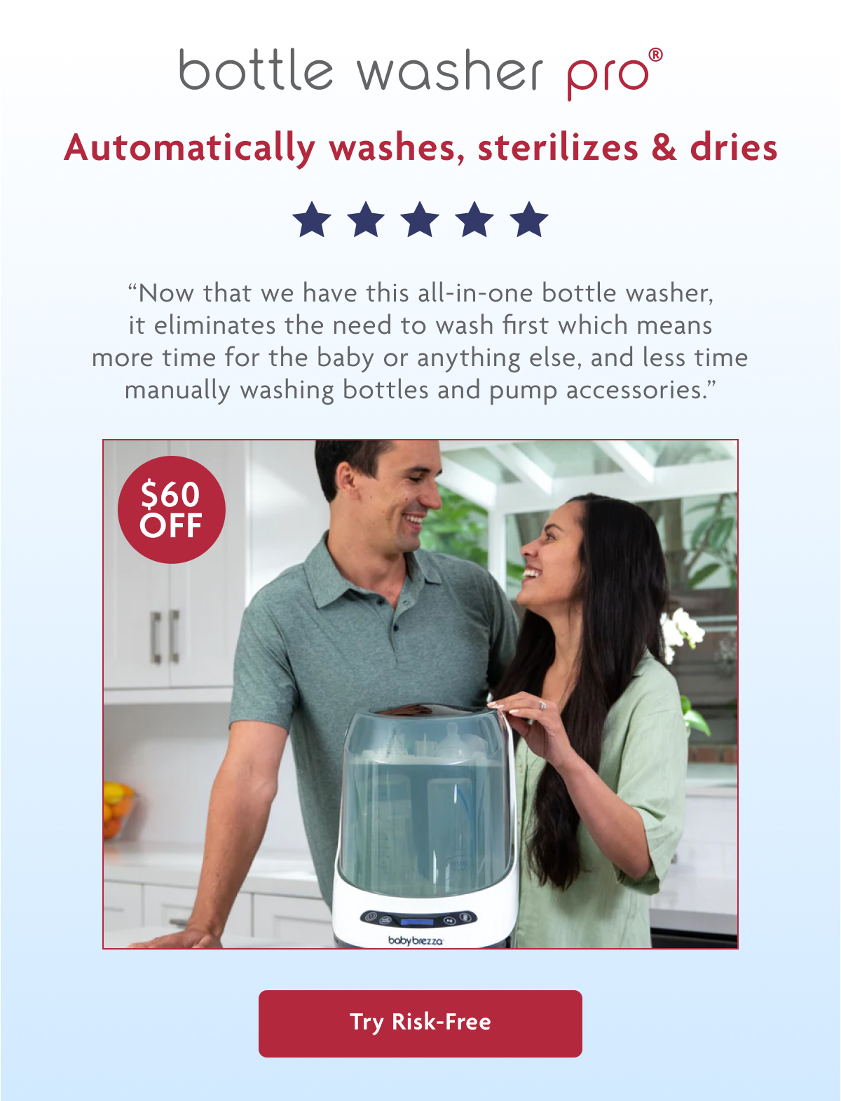 Bottle Washer Pro | Try Risk-Free