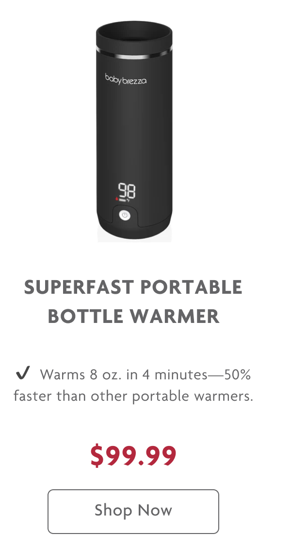 Superfast Portable Bottle Warmer | Shop Now