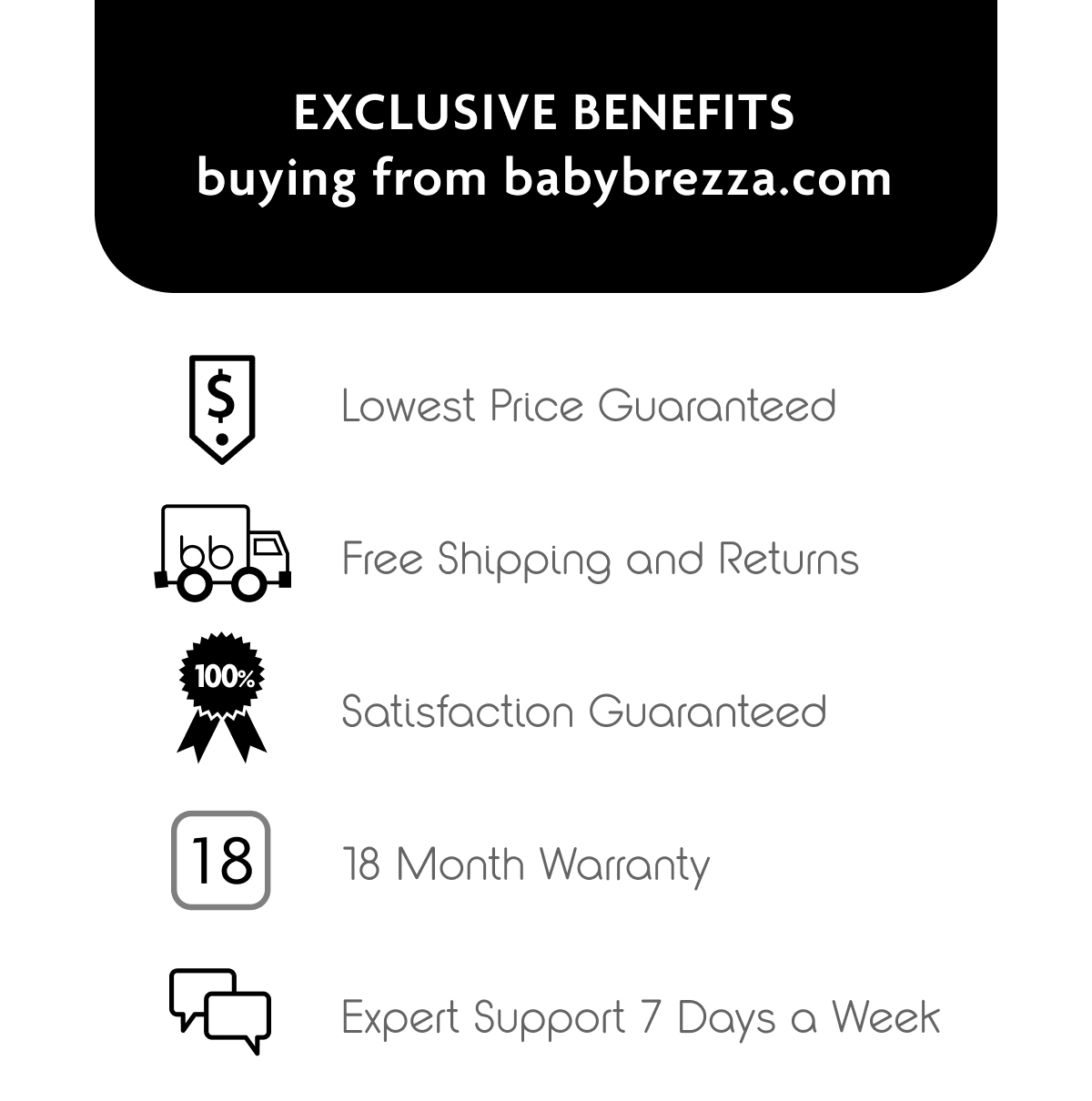 Exclusive Benefits